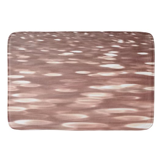 Abstracte #3: Koper Roos Gold-immer Badmat (Voorkant)