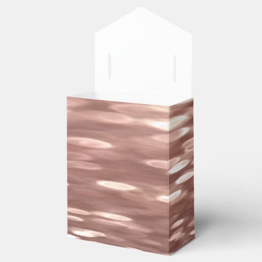 Abstracte #3: Koper Roos Gold-immer Bedankdoosjes (Geopend)