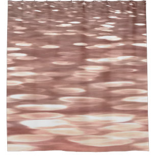 Abstracte #3: Koper Roos Gold-immer Douchegordijn