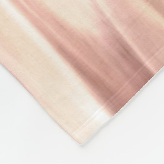 Abstracte #3: Koper Roos Gold-immer Fleece Deken (Hoek)