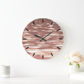 Abstracte #3: Koper Roos Gold-immer Grote Klok (Huis)