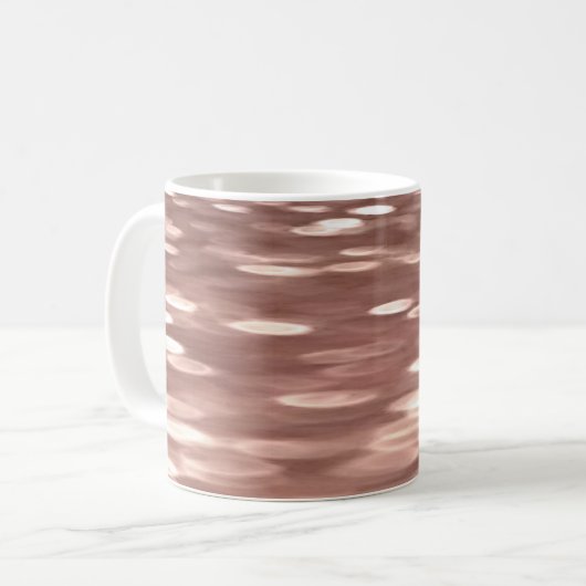 Abstracte #3: Koper Roos Gold-immer Koffiemok (Voorkant links)