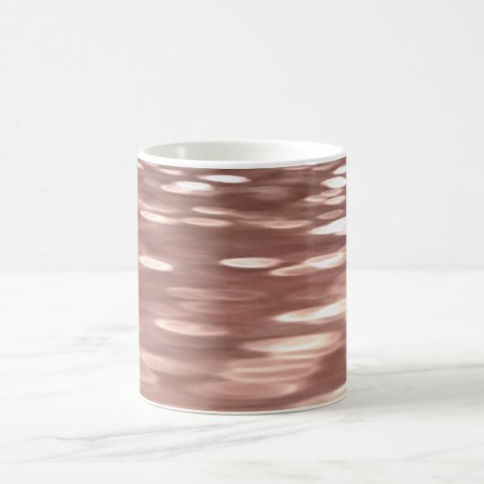 Abstracte #3: Koper Roos Gold-immer Koffiemok (Center)