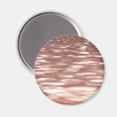 Abstracte #3: Koper Roos Gold-immer Magneet (Voorkant / Achterkant)