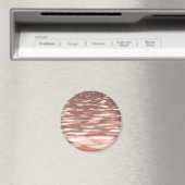 Abstracte #3: Koper Roos Gold-immer Magneet (Insitu (Vaatwasser))