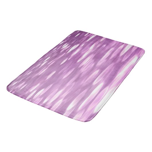 Abstracte #3: Lila Shimmer Badmat (Gekanteld)