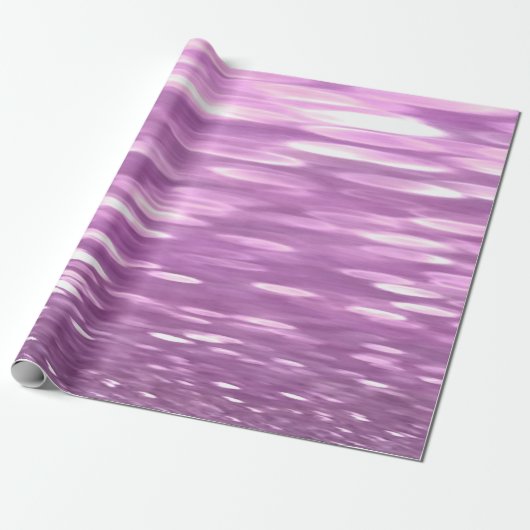 Abstracte #3: Lila Shimmer Cadeaupapier (Uitgerold)
