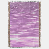 Abstracte #3: Lila Shimmer Deken (Voorkant Verticaal)