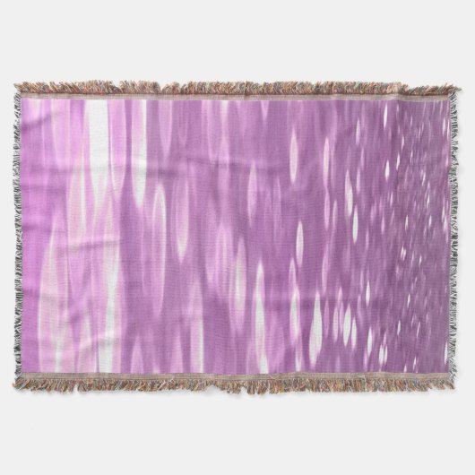 Abstracte #3: Lila Shimmer Deken (Voorkant)