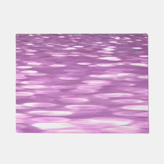 Abstracte #3: Lila Shimmer Deurmat (Voorkant)