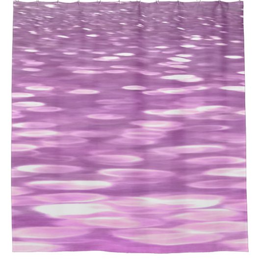 Abstracte #3: Lila Shimmer Douchegordijn (Voorkant)