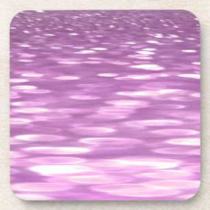 Abstracte #3: Lila Shimmer Drankjes Onderzetter