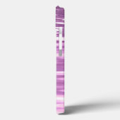 Abstracte #3: Lila Shimmer Hoesje-Mate iPhone Case (Achterkant / Links)