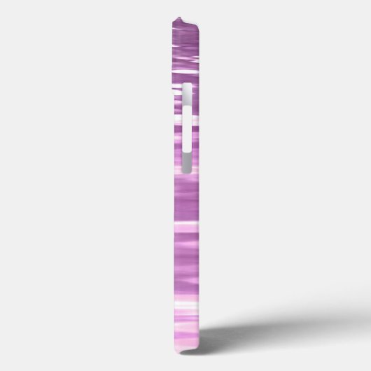 Abstracte #3: Lila Shimmer Hoesje-Mate iPhone Case (Achterkant / Links)