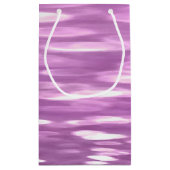 Abstracte #3: Lila Shimmer Klein Cadeauzakje (Achterkant)