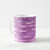 Abstracte #3: Lila Shimmer Koffiemok (Voorkant links)
