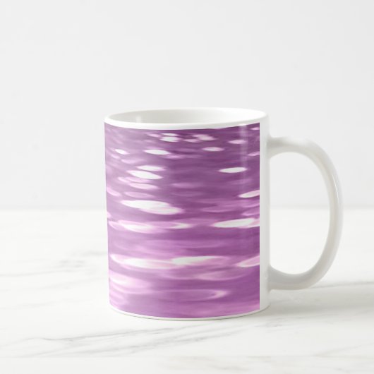 Abstracte #3: Lila Shimmer Koffiemok (Rechts)
