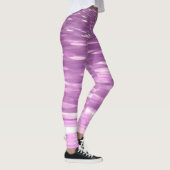 Abstracte #3: Lila Shimmer Leggings (Rechts)