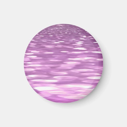 Abstracte #3: Lila Shimmer Magneet (Voorkant)