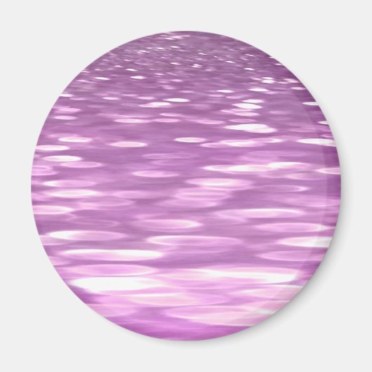 Abstracte #3: Lila Shimmer Magneet (Voorkant)
