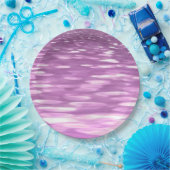 Abstracte #3: Lila Shimmer Papieren Bordje (Feest)