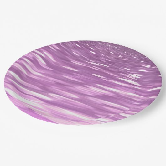 Abstracte #3: Lila Shimmer Papieren Bordje (Gekanteld)