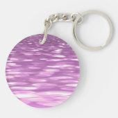 Abstracte #3: Lila Shimmer Sleutelhanger (Achterkant)