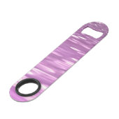 Abstracte #3: Lila Shimmer Speed Flessenopener (Achterkant Gekanteld)