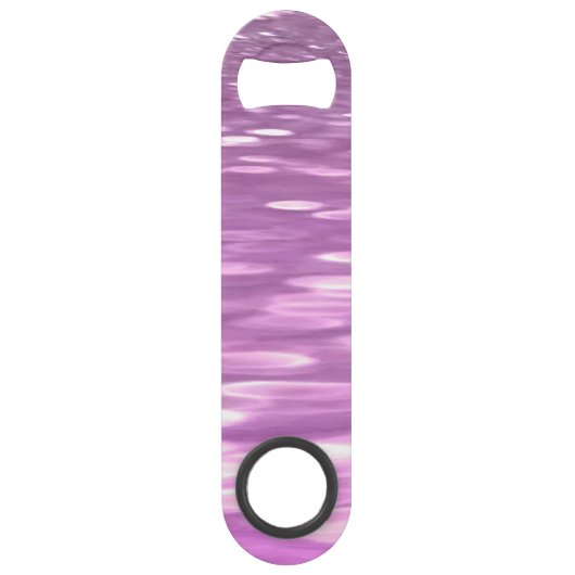 Abstracte #3: Lila Shimmer Speed Flessenopener (Voorkant)
