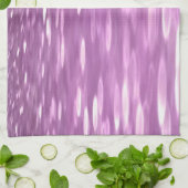 Abstracte #3: Lila Shimmer Theedoek (Gevouwen)