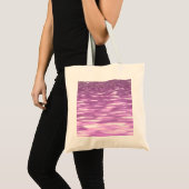 Abstracte #3: Lila Shimmer Tote Bag (Voorkant (product))