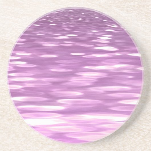Abstracte #3: Lila Shimmer Zandsteen Onderzetter (Voorkant)