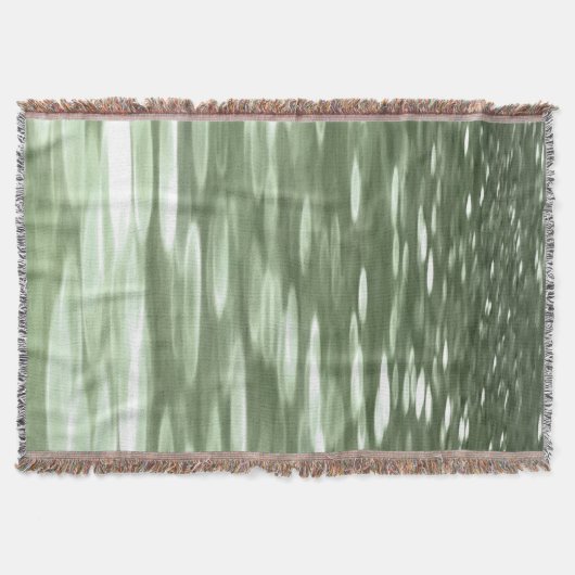 Abstracte #3: Olijfgroene blauwvis Deken (Voorkant)