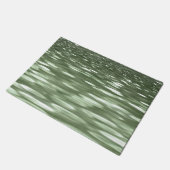 Abstracte #3: Olijfgroene blauwvis Deurmat (Schuin)