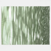 Abstracte #3: Olijfgroene blauwvis Fleece Deken (Voorkant (Horizontaal))