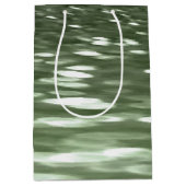 Abstracte #3: Olijfgroene blauwvis Medium Cadeauzakje (Voorkant)