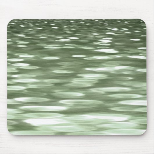 Abstracte #3: Olijfgroene blauwvis Muismat (Voorkant)