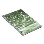 Abstracte #3: Olijfgroene blauwvis Notitieboek (Rechterzijde)