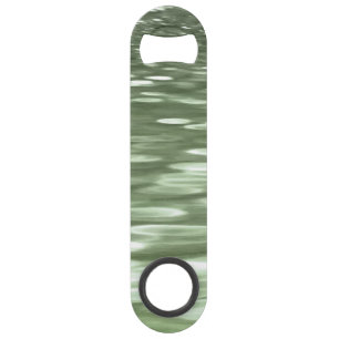 Abstracte #3: Olijfgroene blauwvis Speed Flessenopener