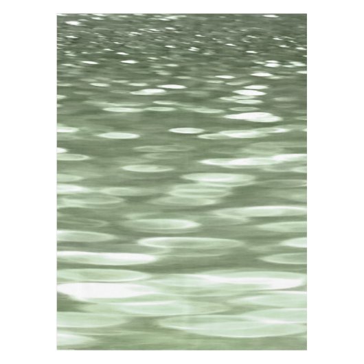 Abstracte #3: Olijfgroene blauwvis Tafelkleed (Voorkant)
