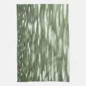 Abstracte #3: Olijfgroene blauwvis Theedoek (Verticaal)