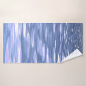 Abstracte #3: Powder blue shimmer Badhanddoek (Badhanddoek)