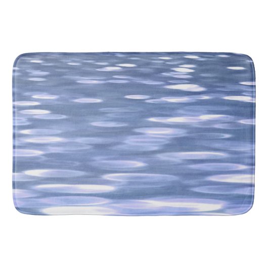Abstracte #3: Powder blue shimmer Badmat (Voorkant)