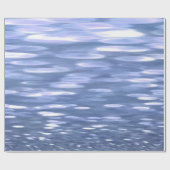 Abstracte #3: Powder blue shimmer Cadeaupapier (Vlak)