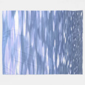 Abstracte #3: Powder blue shimmer Fleece Deken (Voorkant (Horizontaal))