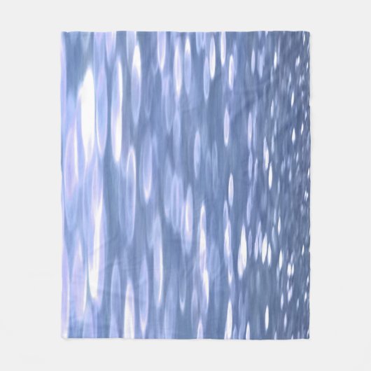 Abstracte #3: Powder blue shimmer Fleece Deken (Voorkant)