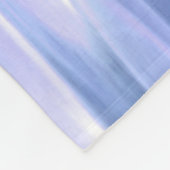 Abstracte #3: Powder blue shimmer Fleece Deken (Hoek)