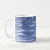 Abstracte #3: Powder blue shimmer Koffiemok (Links)