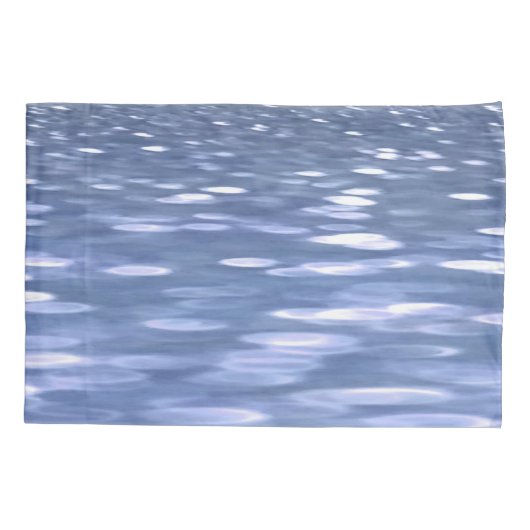 Abstracte #3: Powder blue shimmer Kussensloop (Achterkant)