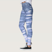 Abstracte #3: Powder blue shimmer Leggings (Links)